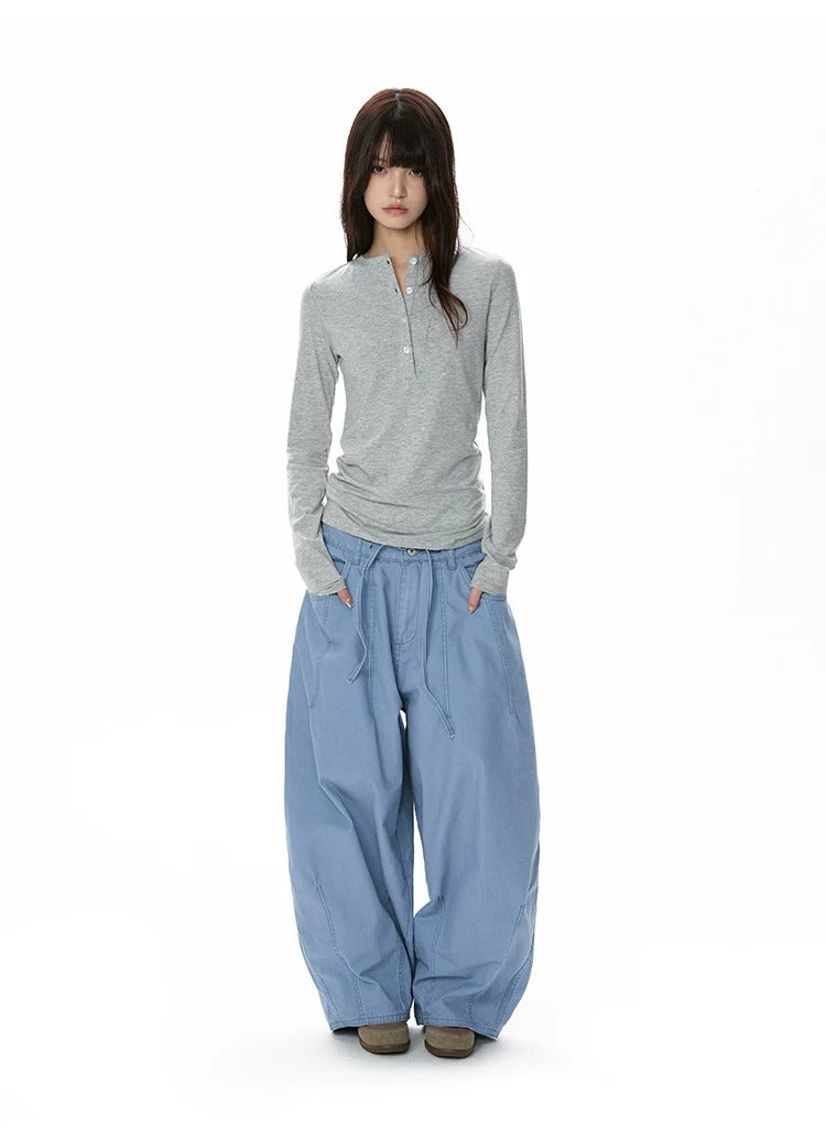 Sculpted Straight-Leg Utility Trousers