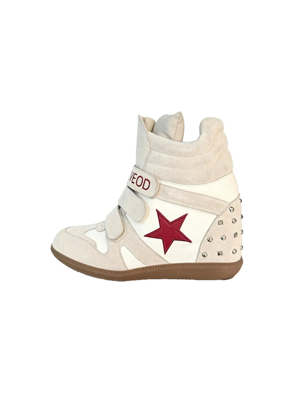 "Candy" Series Retro Y2K Cyber Colorful High Top Thick Sole Platform Wedge Sneakers, Unisex