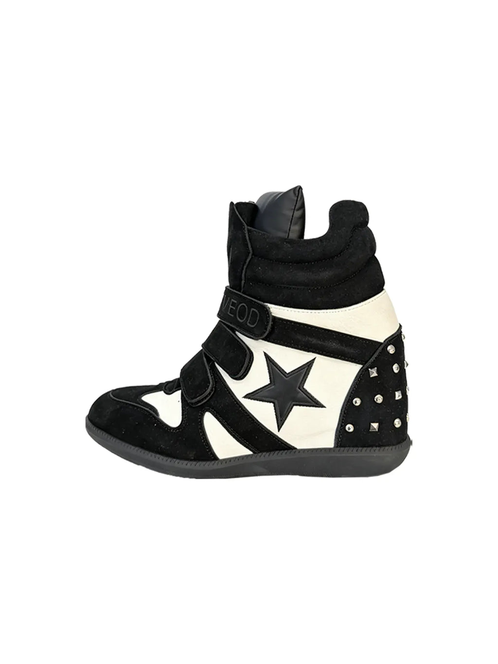 "Candy" Series Retro Y2K Cyber Colorful High Top Thick Sole Platform Wedge Sneakers, Unisex
