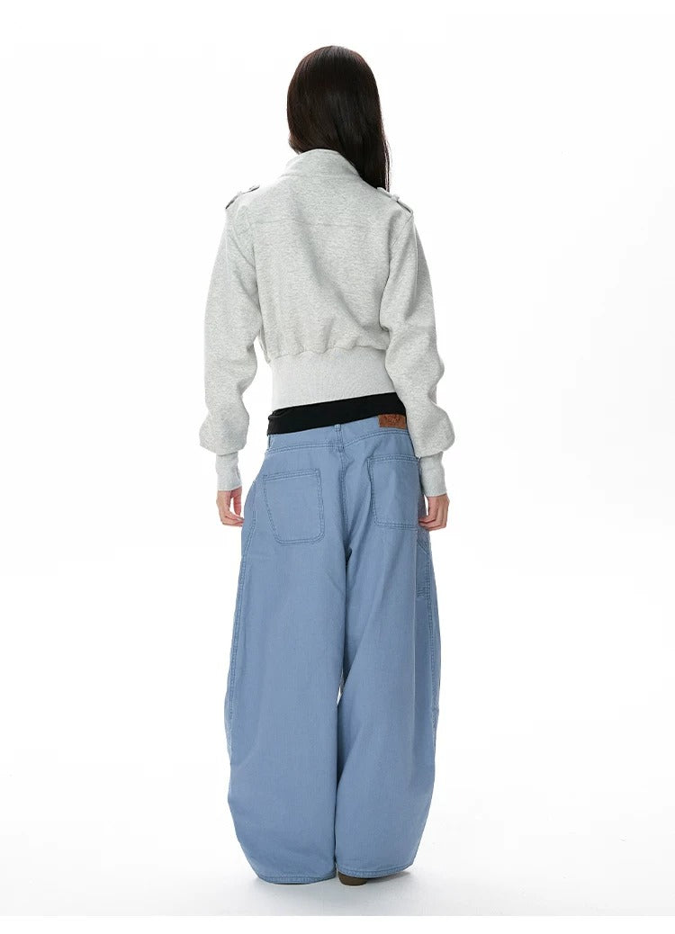 Sculpted Straight-Leg Utility Trousers