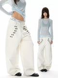 American High-Street Napoleon Wide-Leg Trousers