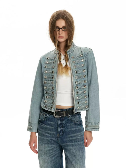 Napoleon Double-Breasted Denim Jacket