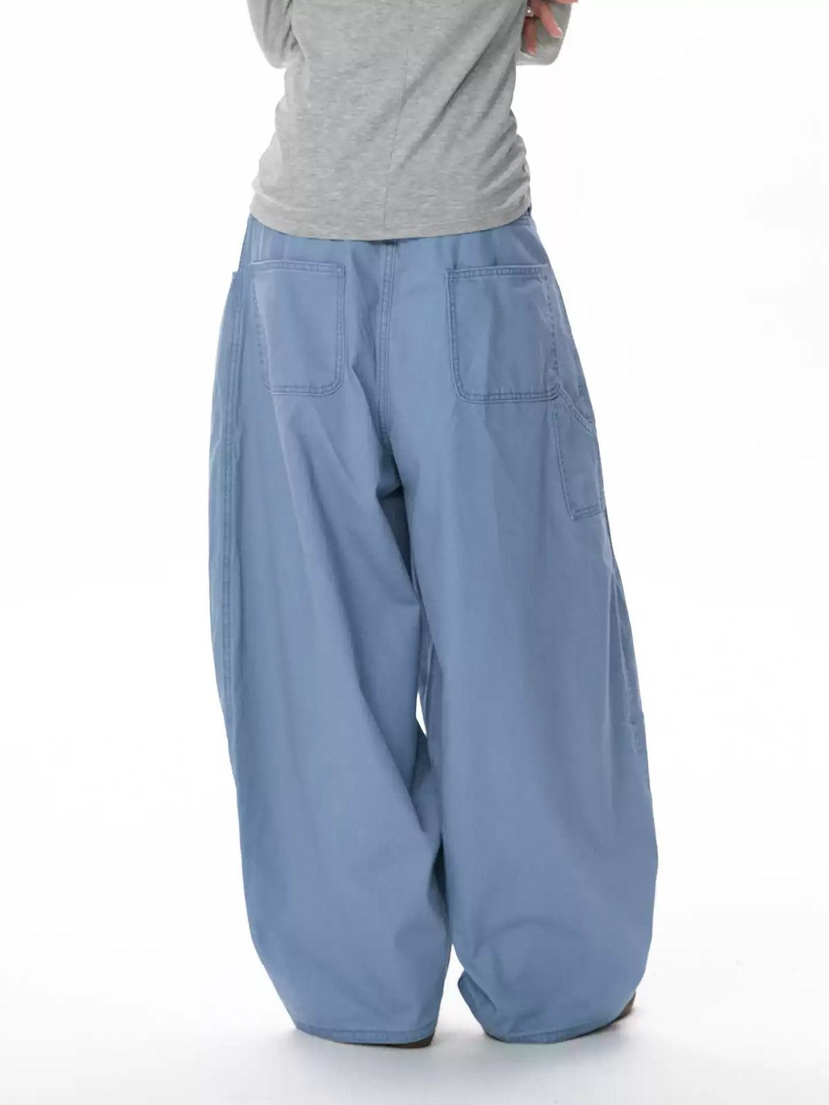 Sculpted Straight-Leg Utility Trousers