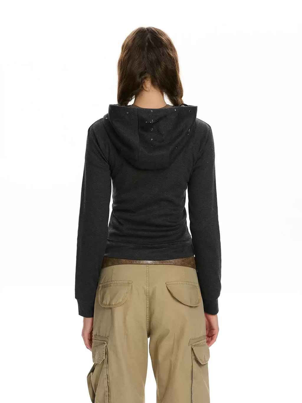 Vintage Napoleon Fitted Cropped Hoodie Jacket