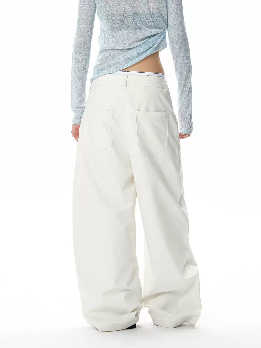 American High-Street Napoleon Wide-Leg Trousers