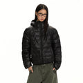 Minimal Quilted Hooded Puffer Jacket